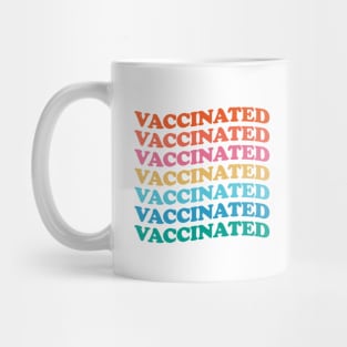 Vaccinated Colorful Mug